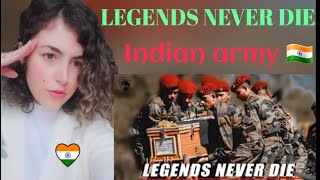 LEGENDS NEVER DIE - Indian army (Military Motivation) REACTION! #indianarmy #specialforces #reaction