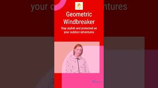 Geometric Windbreaker