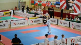 Soworka Patryk   eliminacje 1  Pinian _ "One World One Kyokushin" Limanowa 2016