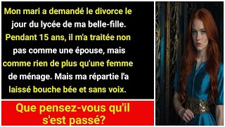 Mon mari a demandé le divorce le jour de la remise des diplômes de mon beau fils, mais il a été