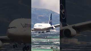 Dangerous Landing Airbus A380-800 At Airport MFs2020 #shortsviral t