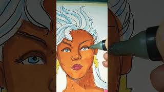 menggambar tokoh X-men 97: storm #shorts