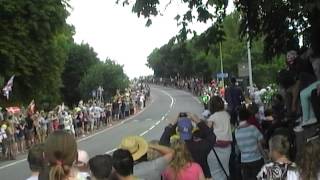 Tour De France 2014 passing through Great Shelford, Cambs