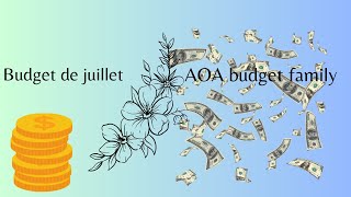 Budget de juillet