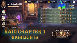 RAID CHAPTER 1 - Highlights - LotR: Heroes of Middle-earth