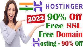 Hostinger Coupon Code India 2022 For New User. Up to 90% Off Hosting and Free Domain, Free SSL