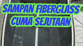 sampan fiber Anti Tenggelam, #murah,ringan, spon Eva