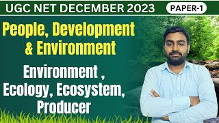 UGC NET Paper-1 I People, Development and Environment II UGC NET Dec 2023 II Sen Academy UGC - NET I