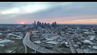 DJI Mavic 3 - Dallas Skyline - Slow Pan