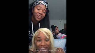 Fans trolled Sexyy Red's friend on Instagram Live and said she looks like Finesse2tymes