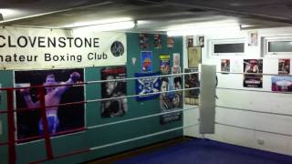 Round 3 of sparring at the Clovenstone Boxing Club, Edinburgh. 2012.