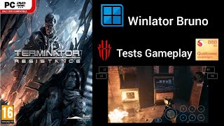 winlator Bruno emulator gameplay Terminator Resistance tests Red Magic 6 Pro sd888