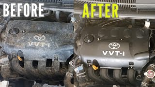 Clean Your Cars Engine bay for a better look SUPER EASY