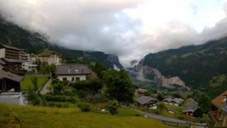 Wengen Switzerland Sunrise Lapse