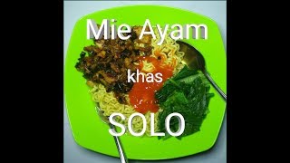 Resep mie ayam kas solo