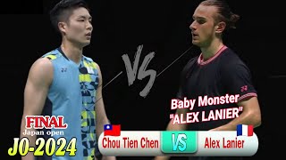 Chou Tien Chen vs Alex Lanier || Final Japan Open 2024