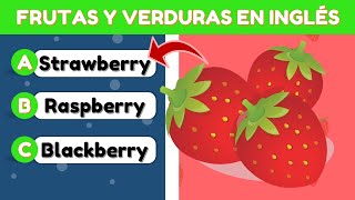 Frutas y verduras en INGLÉS 😎🥝| Trivia en INGLÉS