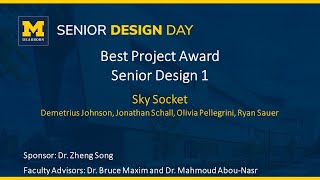 UM-Dearborn | CECS | Senior Design Day 2023 | Best Project - Senior Design I