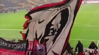 Parma Milan 0-1 settore ospiti curva sud Milano 1/12/19