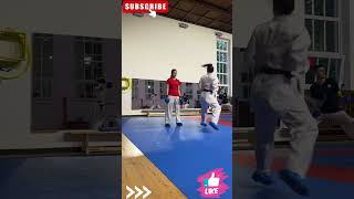 Karate Kumite Practice & Training #karate #kumite #sports #shorts #trending #gym #fit #esports #1m