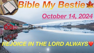 Bible Verse of the Day: OCTOBER 14, 2024