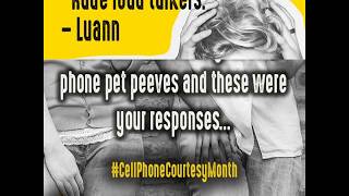 #CellPhoneCourtesyMonth