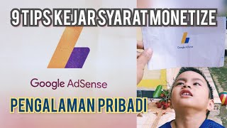 🔴9 TIPS KEJAR SYARAT MONETIZE  || UNTUK YOUTUBER PEMULA