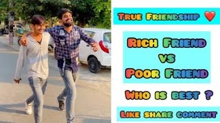 Dushyant kukreja Best friendship🥰Rich friend vs poor friend ❣️ who is the best? dushyant kukreja 2.0