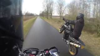 Yamaha XT660X Akrapovic - Wheelie practice | Part 3