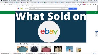 What sold on Ebay in September 2020