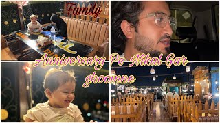 ANNIVERSARY KE DIN FAMILY KE SATH 😍 ||