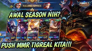 GAMEPLAY TIGREAL PUSH MMR KETEMU TOP GLOBAL MOSKOV MYANMAR!!!MOBILE LEGEND