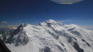 Mont Blanc mit 4806m Höhe höchster Berg der Alpen  | Heimat Alpen von oben