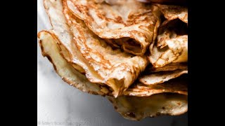 Βασική Συνταγή για Κρέπες, Basic Crepes Recipe