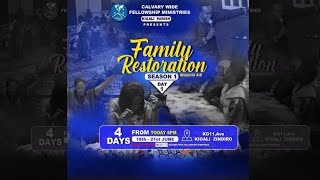 FAMILY RESTORATION Season1 Day1 With Apostle SEBAGABO CHRISTOPHE  | 18 - 06 - 24