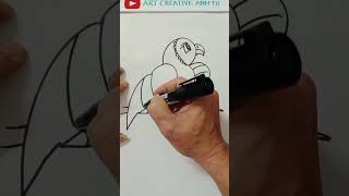 #howtodraw #easy a #bird #art #drawing #drawingtutorial #painting