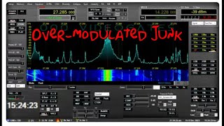 Fine Tune CB Shop .. KC6MFX John A Bartal MMM Motor Mouth Maul .. Overpowered Splatter Box Junk!