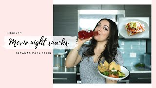 Veggie Movie Night Snacks | Vegetarian Nacho Bean Dip + Vegetarian Chicharron