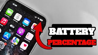 How to Show Battery Percentage on iPhone X, XR, XS, 11, 12, 13, 14 PRO MAX