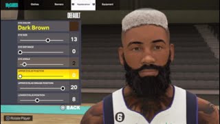 Osama Bin Laden face creation on NBA2K23 Next Gen