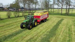 Melkveebedrijf Mts. Bijker Staphorst gras inkuilen | 1e snee 2023