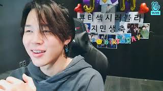 Jimin LIVE VLIVE(ENG SUB)13.10.2021 지민씨 등장 #bts #vlive #jiminvlive #jimin