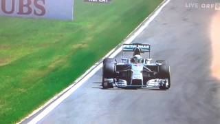 Lewis Hamilton CRASH Hockenhiem 19.07.2014 Qualifying