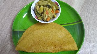 சிறுதானிய அடை தோசை & அவியல் | Millet Adai Dosa & Avial  Recipe in Tamil |Healthy breakfast  recipe |