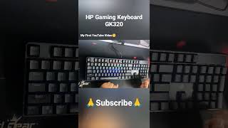 HP Gaming Keyboard GK320 | Budget Gaming Backlit Mechanical Keyboard🔥 #computer #backlit #mechanical