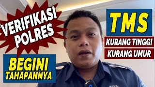 TAHAPAN Verifikasi Di Polres atau Pabanrin