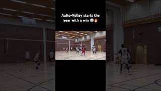 Aalto-Volley’s first game and first win of 2024 🥳  #volleyball #volley #aalto #lentopallo