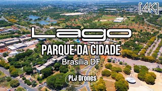 116 - 4K - Drone - Lago do Parque da Cidade - Brasília DF #drone #lago #parquedacidade #brasilia #df