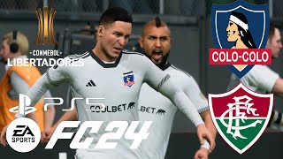 ［FC24］Jugando Copa Libertadores Grupo A Colo Colo vs Fluminense Gameplay sin comentarios