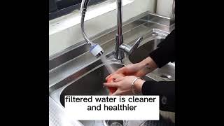 Kitchen Faucet Bubbler Filter Remove Chlorine Heavy Metal Filtered Hard Water Filtration Purifier